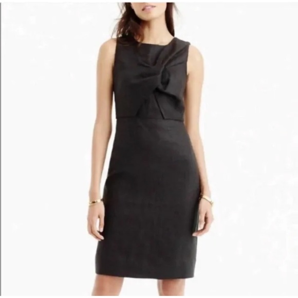 j crew black linen dress J. Crew | Dresses | J Crew Maxine Linen Shirt Dress Xxs Black Nwt By82 Jcrew Button Back